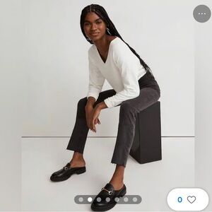 Madewell Stovepipe Jeans Straight-Leg Raw Hem